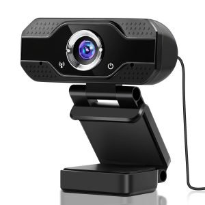 Webcam, USB Webcam With Microphone, 1080P HD Video Webcam, Streaming Computer Web Camera With 120° Vertically Rotation And 90° Wide View Angle, USB Computer Webcam For PC Laptop Desktop Video Calling