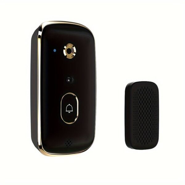 1pc Smart Visual Doorbell X10, Intelligent Visualization WIFI Multifunctional Night Vision Doorbell, 480P Camera Pixel APP Support Video Voice Change Call Function Cloud Storage, PIR Motion Detection Real-time Monitoring, 3600 mah Large Capacity Battery