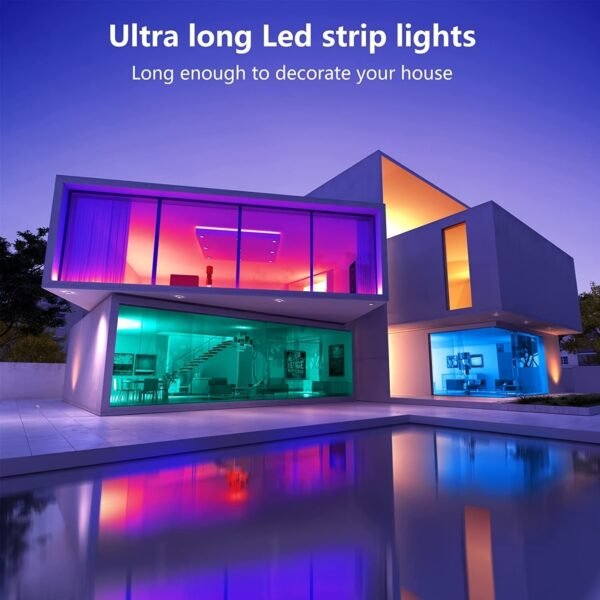 100ft/50ft LED Strip Lights, Smart LED Lights For Bedroom, BT LED Lights APP Control, DIY Multiple Colors On One Line, Color Changing LED Lights Music Sync For Garden Decor Home Decor Living Room, Halloween, Christmas, Wedding Decor, Wall Decor, For Campi
