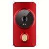 1pc Smart Wireless Doorbell, Smart 2.4G WIFI Video Doorbell, Tuya APP Smart System Control, Two-way Intercom, Night Vision Function, Video Conversation, Family Helper (delivered Without Battery)