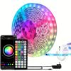 100ft/50ft LED Strip Lights, Smart LED Lights For Bedroom, BT LED Lights APP Control, DIY Multiple Colors On One Line, Color Changing LED Lights Music Sync For Garden Decor Home Decor Living Room, Halloween, Christmas, Wedding Decor, Wall Decor, For Campi