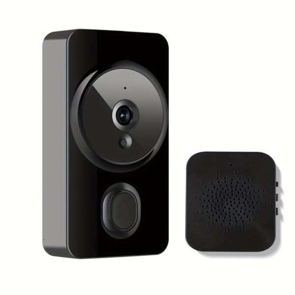 New Smart Video Doorbell, APP Control Phone Reminder Two-way Intercom, 2.4G Wireless Wifi For Home And Commercial Use, Night Vision With Cloud Storage Function Camera, No Hole Installation (AAA Battery Power, Shipped Without Battery)