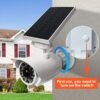 Solar Light Pseudo Safety Camera, Simulating CCTV Monitoring System, With LED PIR Motion Sensor Detection Light, Suitable For Indoor And Outdoor Homes, Offices, Shops, And Garages