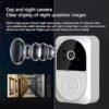 349b88b3-6064-43bd-a091-bb4de24333aa-1.jpg Smart Doorbell, Video Doorbell, Wireless Wi-Fi Smart Wide Angle Home Security Doorbell Camera, Adjustable Home Intercom with 2 Way Audio, IR Night Vision, Motion Detection, Cloud Storage.