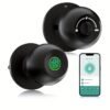 Smart Door Knob, Fingerprint Door Lock Smart Lock Biometric Door Lock Fingerprint Door Knob With App Control, Suitable For Bedroom, Cloakroom, Apartments Offices, Hotels - S10Y