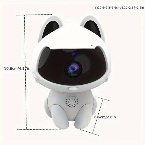K9 V380 HD Definition Intelligent Home Monitoring Camera 1080P 2.4GHz Wireless WiFi Wireless Security WIFI Camera, AI Intelligent Tracking Motion Detection, Pet Monitor, Two-way Audio, Motion Detection Pet Camera