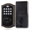 Noqiz Keyless Entry Door Lock, Smart Lock With Touchscreen Keypad, Secure Deadbolt Lock With 50 User Codes, Easy Installation, Auto Lock, Bedroom Door, Home, Apartment, M15 ORB