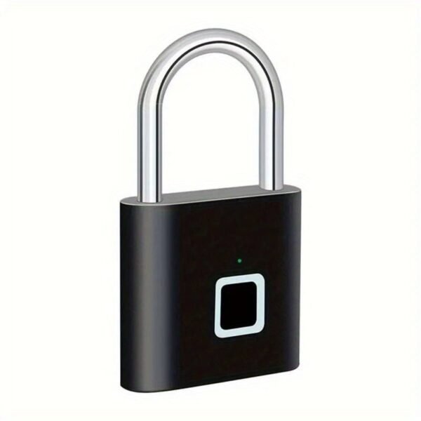 Smart Fingerprint Padlock USB Rechargeable Door Lock Biometric Thumbprint Door Padlocks Zinc Alloy Smart Life Unlock