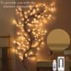 1pc USB/96LEDS/72LEDS, Branch Light, White Birch Tree Light, Rattan Tree Christmas Decorative Light, Small Night Light, Indoor Warm Atmosphere Decorative Light For Garden Decor Home Decor Living Room, For Camping, Party, festival, Perfect Gift For Birthda