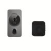 2024 new smart visual doorbell, smart system control, 2.4G wireless wifi for home and commercial use, no need to drill holes for the app camera (no built-in battery, shipped without battery).