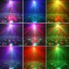 1pc USB 7 eyes disco ball lamp RGB projector light LED stage lights DJ sound activity lights Ambient Lighting Decorative Lighting with wireless remote control for bar Karaoke wedding Father's Day Mother's Day Black Friday Cyber Monday