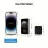1pc Smart Wireless Doorbell, Smart 2.4G WIFI Video Doorbell, Tuya APP Smart System Control, Two-way Intercom, Night Vision Function, Video Conversation, Family Helper (delivered Without Battery)