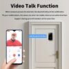 1pc Smart Visual Doorbell X10, Intelligent Visualization WIFI Multifunctional Night Vision Doorbell, 480P Camera Pixel APP Support Video Voice Change Call Function Cloud Storage, PIR Motion Detection Real-time Monitoring, 3600 mah Large Capacity Battery