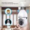 Light Bulb Security Cameras Indoor Wireless WiFi Camera 2.4GHz, 360 Degree, E27 Light Socket Screw In Security Cameras For Home Security Safe Cam Lightbulb Cameras Night Vision, 355° Pan/Tilt For Home Security Safe Light Bulb Cameras Indoor/outdoor, HD 10