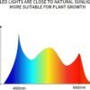 Grow Healthy Indoor Plants With 50W 84 LED Dual Head Clip Plant Lights - 4/8/12H Timer & 5 Dimmable Levels