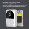 a5ec41b5-0c6f-4d0e-b547-e894f2a05504-1.jpg Smart Doorbell, Video Doorbell, Wireless Wi-Fi Smart Wide Angle Home Security Doorbell Camera, Adjustable Home Intercom with 2 Way Audio, IR Night Vision, Motion Detection, Cloud Storage.