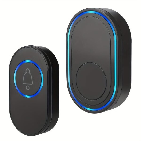 Wireless Doorbell 39 Music LED Flash Security Alarm Smart Home Intelligent US Plug Door Bell Chime Kit