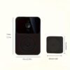 1pc Wireless Video Doorbell With Camera, Wide Angle Intelligent Visual Camera, WiFi Security Door Doorbell, 2-Way Audio HD Night Vision Only Support 2.4G Wifi Camera Build In Battery