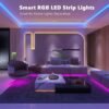 100ft/50ft LED Strip Lights, Smart LED Lights For Bedroom, BT LED Lights APP Control, DIY Multiple Colors On One Line, Color Changing LED Lights Music Sync For Garden Decor Home Decor Living Room, Halloween, Christmas, Wedding Decor, Wall Decor, For Campi