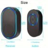 Wireless Doorbell 39 Music LED Flash Security Alarm Smart Home Intelligent US Plug Door Bell Chime Kit