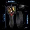 Industrial Endoscopic Camera Light, 1080P HD endoscopic camera, 5.5mm thin Snake camera 2.4 "screen, flexible semi-rigid cable sewers, drains, pipes, Industrial equipment inspection/repair/analysis