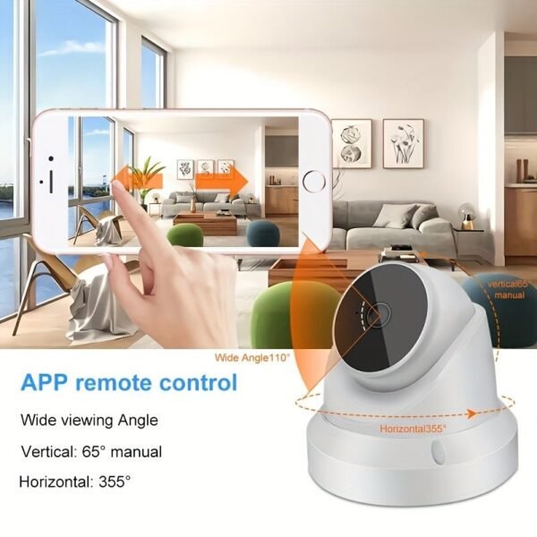 3MP HD WiFi IP Camera V380 Pro App Smart Home Security Night Vision Indoor Ceiling Mount Wireless CCTV Dome Camera