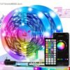 100ft/50ft Led Strip Lights, Led Lights For Bedroom, Smart Led Lights APP Control, DIY Multiple Colors On One Line, Color Changing LED Lights Music Sync For Garden Decor Home Decor Living Room, Halloween,Christmas, Wedding Decor, Wall Decor, For Camping,