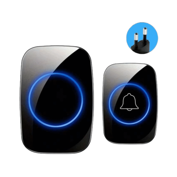 Wireless Doorbell Waterproof Outdoor Smart Home Door Bell Welcome Melodies Chime Kit LED Flash Security Alarm For House