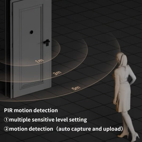 1pc Smart Visual Doorbell X10, Intelligent Visualization WIFI Multifunctional Night Vision Doorbell, 480P Camera Pixel APP Support Video Voice Change Call Function Cloud Storage, PIR Motion Detection Real-time Monitoring, 3600 mah Large Capacity Battery