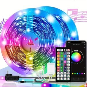 100ft/50ft Led Strip Lights, Led Lights For Bedroom, Smart Led Lights APP Control, DIY Multiple Colors On One Line, Color Changing LED Lights Music Sync For Garden Decor Home Decor Living Room, Halloween,Christmas, Wedding Decor, Wall Decor, For Camping,