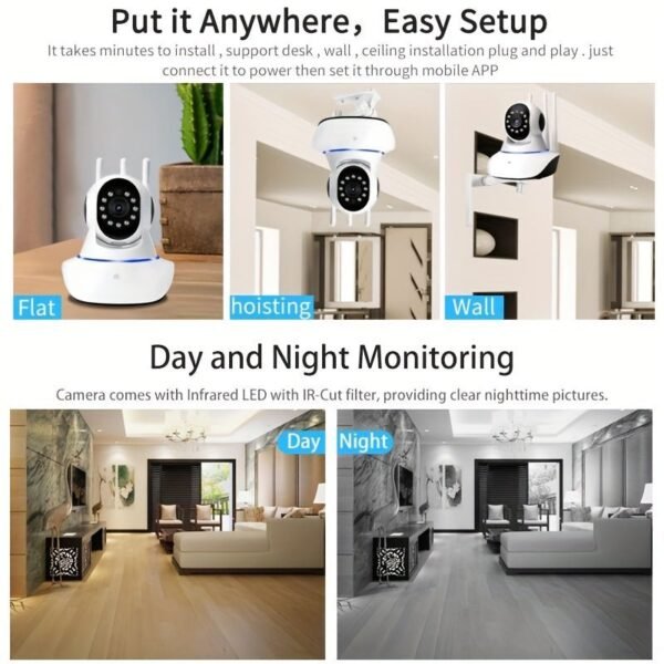 5G Camera Wifi P2P Two Way Audio Home Security 2MP Camera Wireless PTZ Indoor CCTV IP 1080P WiFi Mini Camera